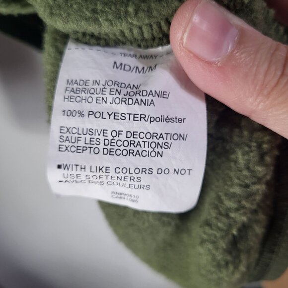 Under Armour UA Men's Medium Specialist Henley 2.0 Green Black Pullover Warm - Picture 7 of 10